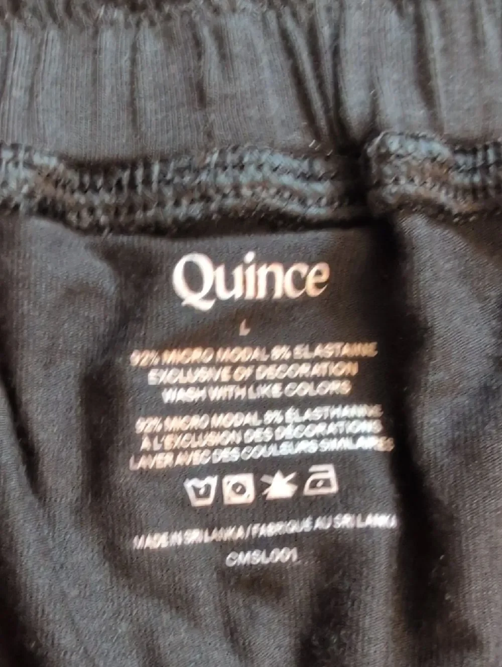 NEW Quince 3-pack Micromodal Stretch Boxer Short Black Size L